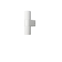 outdoor wall luminaire TEMI up / down, cylindrical GU10 IP54, white dimmable