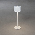 battery table lamp POSITANO round, CCT Switch, dimmable IP54, white dimmable