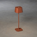 Konstsmide Batteri bordlampe CAPRI IP54, terracotta d�mpbar