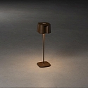 battery table lamp NICE  square, CCT Switch, dimmable IP54, rust dimmable