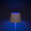 Konstsmide battery floor lamp PROMEZIA up / down, CCT Switch, dimmable, RGBW, adjustable IP54, white dimmable