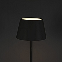 Konstsmide Batteri standerlampe POMEZIA IP54, sort d�mpbar