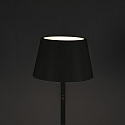 Konstsmide Batteri standerlampe POMEZIA IP54, sort d�mpbar
