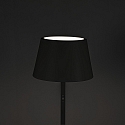Konstsmide Batteri standerlampe POMEZIA IP54, sort d�mpbar
