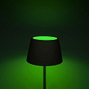 Konstsmide Batteri standerlampe POMEZIA IP54, sort d�mpbar