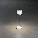 Konstsmide Batteri bordlampe CAPRI MINI IP54, hvid d�mpbar