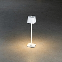 Konstsmide Batteri bordlampe CAPRI MINI IP54, hvid d�mpbar