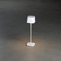 Konstsmide Batteri bordlampe CAPRI MINI IP54, hvid d�mpbar