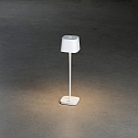 Konstsmide Batteri bordlampe CAPRI MINI IP54, hvid d�mpbar