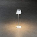 Konstsmide Batteri bordlampe CAPRI MINI IP54, hvid d�mpbar