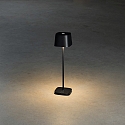 Konstsmide Batteri bordlampe CAPRI MINI IP54, sort d�mpbar