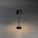 Konstsmide Batteri bordlampe CAPRI MINI IP54, sort d�mpbar