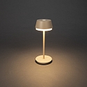 Batteri bordlampe LYON med USB tilslutning, CCT Switch, RGB, med touch-d�mper IP54, terracotta d�mpbar