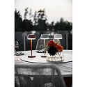 Batteri bordlampe LYON med USB tilslutning, CCT Switch, RGB, med touch-d�mper IP54, terracotta d�mpbar