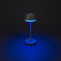 Konstsmide Batteri bordlampe LYON med USB tilslutning, CCT Switch, RGB, med touch-d�mper IP54, gr�n, gr� d�mpbar