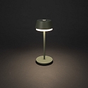 Konstsmide Batteri bordlampe LYON med USB tilslutning, CCT Switch, RGB, med touch-d�mper IP54, gr�n, gr� d�mpbar