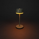 Konstsmide Batteri bordlampe LYON med USB tilslutning, CCT Switch, RGB, med touch-d�mper IP54, gr�n, gr� d�mpbar