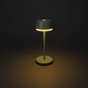 Konstsmide Batteri bordlampe LYON med USB tilslutning, CCT Switch, RGB, med touch-d�mper IP54, gr�n, gr� d�mpbar