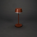 Konstsmide Batteri bordlampe LYON med USB tilslutning, CCT Switch, RGB, med touch-d�mper IP54, terracotta d�mpbar