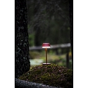 Konstsmide Batteri bordlampe LYON med USB tilslutning, CCT Switch, RGB, med touch-d�mper IP54, terracotta d�mpbar