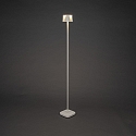 Konstsmide Batteri standerlampe NICE firkantet, med USB tilslutning, CCT Switch, med touch-d�mper IP54, hvid d�mpbar