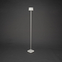 Konstsmide Batteri standerlampe NICE firkantet, med USB tilslutning, CCT Switch, med touch-d�mper IP54, hvid d�mpbar