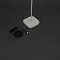 Konstsmide Batteri standerlampe NICE firkantet, med USB tilslutning, CCT Switch, med touch-d�mper IP54, hvid d�mpbar