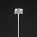 Konstsmide Batteri standerlampe NICE firkantet, med USB tilslutning, CCT Switch, med touch-d�mper IP54, hvid d�mpbar