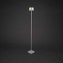 Konstsmide Batteri standerlampe NICE firkantet, med USB tilslutning, CCT Switch, med touch-d�mper IP54, hvid d�mpbar