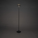 Konstsmide Batteri standerlampe NICE firkantet, med USB tilslutning, CCT Switch, med touch-d�mper IP54, sort d�mpbar