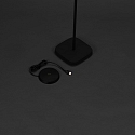Konstsmide Batteri standerlampe NICE firkantet, med USB tilslutning, CCT Switch, med touch-d�mper IP54, sort d�mpbar