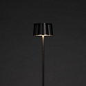 Konstsmide Batteri standerlampe NICE firkantet, med USB tilslutning, CCT Switch, med touch-d�mper IP54, sort d�mpbar