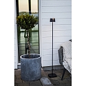 Konstsmide Batteri standerlampe NICE firkantet, med USB tilslutning, CCT Switch, med touch-d�mper IP54, sort d�mpbar