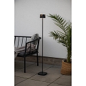 Konstsmide Batteri standerlampe NICE firkantet, med USB tilslutning, CCT Switch, med touch-d�mper IP54, sort d�mpbar