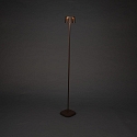 Konstsmide Batteri standerlampe NICE firkantet, med USB tilslutning, CCT Switch, med touch-d�mper IP54, rust d�mpbar