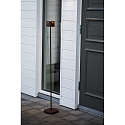 Konstsmide Batteri standerlampe NICE firkantet, med USB tilslutning, CCT Switch, med touch-d�mper IP54, rust d�mpbar