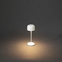 Konstsmide Batteri bordlampe LILLE MINI med USB tilslutning, med touch-d�mper IP54, hvid d�mpbar