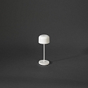 Konstsmide Batteri bordlampe LILLE MINI med USB tilslutning, med touch-d�mper IP54, hvid d�mpbar