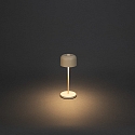 Konstsmide Batteri bordlampe LILLE MINI med USB tilslutning, med touch-d�mper IP54, sandy d�mpbar