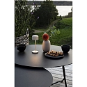Konstsmide Batteri bordlampe LILLE MINI med USB tilslutning, med touch-d�mper IP54, sandy d�mpbar
