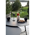 Konstsmide Batteri bordlampe LILLE MINI med USB tilslutning, med touch-d�mper IP54, sort d�mpbar