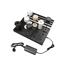 Opladningsstation CHARGER TL MINI med afstandsstykke, 15-fold, sort