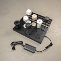 Konstsmide Opladningsstation CHARGER TL MINI med afstandsstykke, 15-fold, sort