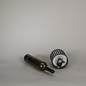 Konstsmide Batteri bordlampe BOTTLE med USB tilslutning, med touch-d�mper IP54, sort d�mpbar