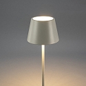 Konstsmide Batteri standerlampe POMEZIA MEDIUM USB IP54, hvid d�mpbar
