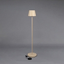 Konstsmide Batteri standerlampe POMEZIA MEDIUM USB IP54, sandy d�mpbar