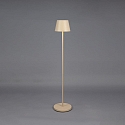Konstsmide Batteri standerlampe POMEZIA MEDIUM USB IP54, sandy d�mpbar
