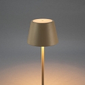 Konstsmide Batteri standerlampe POMEZIA MEDIUM USB IP54, sandy d�mpbar