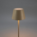 Konstsmide Batteri standerlampe POMEZIA MEDIUM USB IP54, sandy d�mpbar