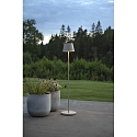 Konstsmide Batteri standerlampe POMEZIA MEDIUM USB IP54, sandy d�mpbar